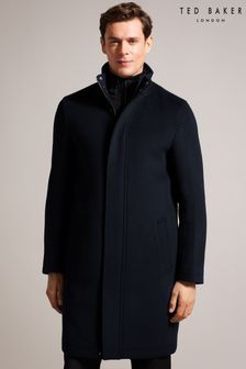 Шерстяное пальто Blend горловиной Ted Baker Ederson (Q78116) | €431