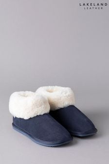 Lakeland Leather Ladies Blue Sheepskin Bootie Slippers (Q78636) | 123 €