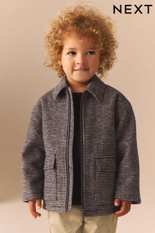 Brown Check Borg Lined Jacket (3mths-7yrs) (Q78682) | 160 zł - 185 zł