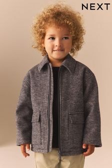 Brown Check Borg Lined Jacket (3mths-7yrs) (Q78682) | $45 - $51