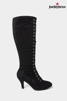 Joe Browns Layla Lace-Up Embroidered Boots