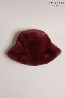 Ted Baker Purple Prinnia Faux Fur Bucket Hat (Q79204) | LEI 209