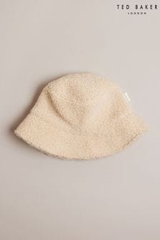 Ted Baker White Pamells Faux Shearling Bucket Hat (Q79215) | €15.50