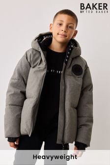Boys grey coat shop