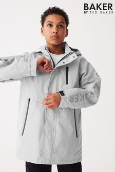 Baker by Ted Baker Grey Shower Resistant Coat (Q79271) | kr920 - kr1 040