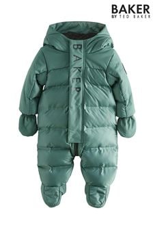 Baker by Ted Baker Green Shower Resistant Snowsuit (Q79278) | $94 - $99