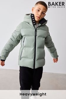 Baker by Ted Baker Green Shower Resistant Heatseal Coat (Q79279) | $108 - $120