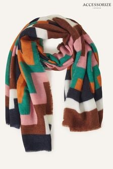 Accessorize Brown Supersoft Blanket Scarf (Q79423) | LEI 131