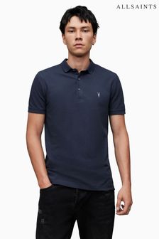 Темно-синий - Рубашка поло AllSaints Reform (Q79452) | €86