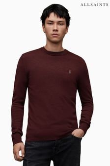 AllSaints Red Mode Merino Crew T-Shirt (Q79520) | $163