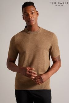 Ted Baker Senti Long Sleeved Knitted Plain T-Shirt (Q79617) | kr1 190