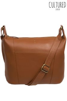 Cultured London Talisha Leather Shoulder Bag (Q79783) | LEI 328