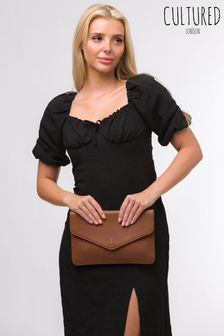 Cultured London Viviane Leather Clutch Bag (Q79791) | 144 QAR