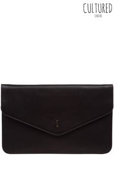 Cultured London Viviane Leather Clutch Bag (Q79817) | €36