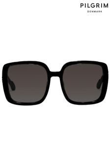PILGRIM Black JONAN Sunglasses (Q79828) | 255 SAR