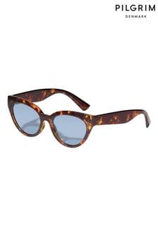 PILGRIM Brown RAISA Sunglasses (Q79868) | kr519