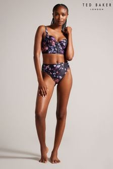 Czarne majtki bikini Ted Baker Abelaa z wysokim stanem (Q79903) | 142 zł