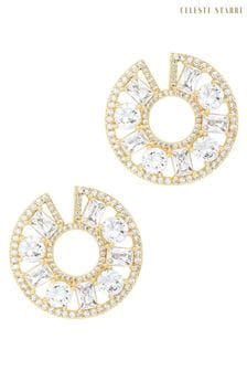 Celeste Starre Gold Tone Royal Nights Earrings (Q80199) | €212