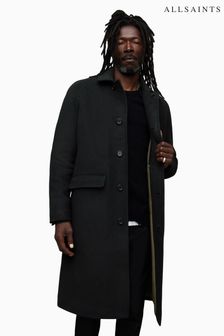 AllSaints Black Somnus Coat (Q80257) | OMR222