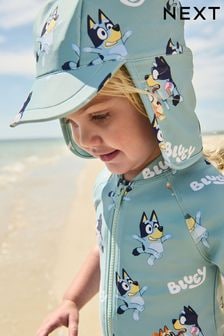 Blue Bluey Swim Legionnaire Hat (3mths-10yrs) (Q80277) | $17 - $21