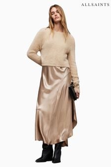 AllSaints Brown Megan Dress (Q80295) | kr2,843