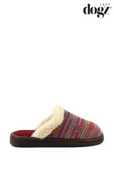Lazy Dogz Red Alfa Red Slippers (Q80447) | €47