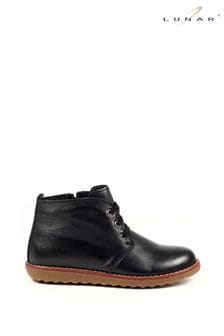 Lunar Claire Black Ankle Boots (Q80463) | kr1 280