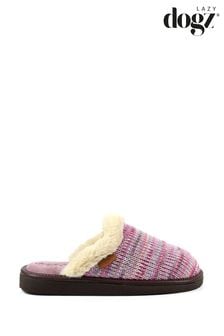 Lazy Dogz Pink Alfa Pink Slippers (Q80467) | kr550
