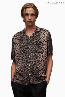 AllSaints Brown Leoza Shirt (Q80622) | €168