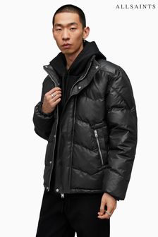AllSaints Black Altair Puffer Jacket (Q80628) | $635