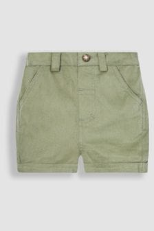Kaki zelena - Chino kratke hlače iz kepra Jojo Maman Bébé (Q80739) | €21
