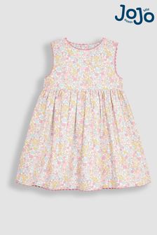 JoJo Maman Bébé Pink Giraffe Floral Summer Dress (Q80745) | NT$1,070