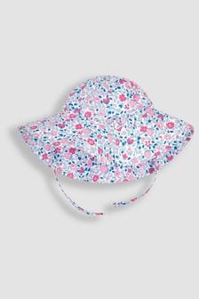 JoJo Maman Bébé Pink Ladybird Ditsy Floral Floppy Sun Hat (Q80747) | €23