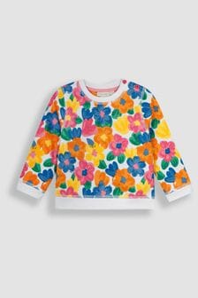 JoJo Maman Bébé Multi Floral Print Jersey Sweatshirt (Q80749) | CA$65
