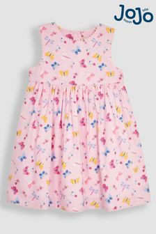 Roza metulj & kačji pastirja - Cvetlična poletna obleka Jojo Maman Bébé (Q80776) | €26