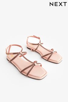 Forever Comfort® Embellished Strappy Sandals