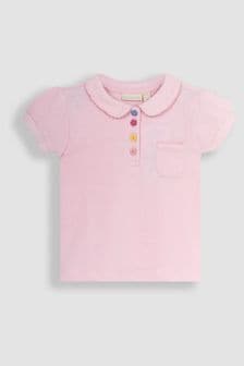 JoJo Maman Bébé Pink Pretty Polo Shirt (Q80895) | HK$144
