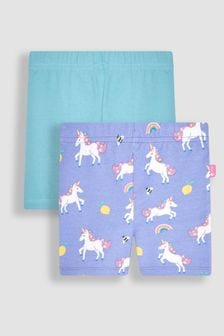 JoJo Maman Bébé Lilac 2-Pack Unicorn Shorts (Q80971) | €25