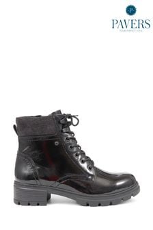 Pavers Black Shock Absorbing Ankle Boots (Q81231) | €69