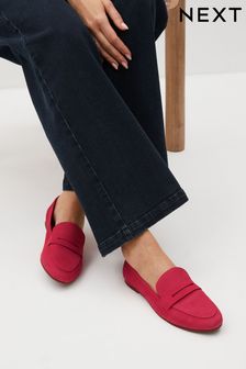 وردي مرجاني - حذاء سهل اللبس جلد بنعل رفيع من مجموعة Signature (Q81239) | 232 ر.س