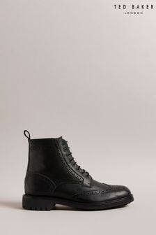 Ted baker black brogue boots top