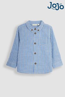 JoJo Maman Bébé Blue Ticking Stripe Shirt (Q81679) | €35