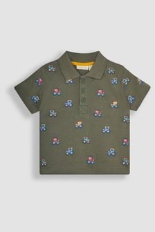 Khakigrün/Stickerei - Jojo Maman Bébé Besticktes Polo-Shirt (Q81714) | 29 €
