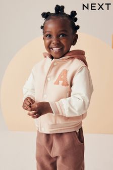 Baby girls bomber jacket top