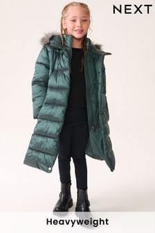 Next green padded jacket online