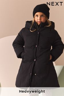 Girls Hooded Black Coats Jackets Next Luxembourg