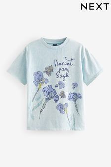 Blau/Van Gogh/Seerosen - Lizensiertes Künstler-T-Shirt (3-16yrs) (Q82248) | 20 € - 27 €