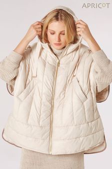 Apricot Cream Light Weight Oversized Hooded Jacket (Q82296) | ￥8,630