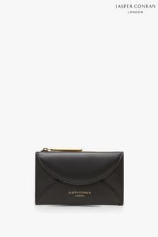 Черный кожаный кошелек среднего размера Jasper Conran London Darcey (Q82385) | €43