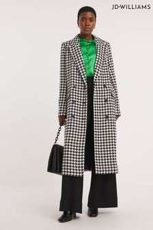 JD Williams Mono Shawl Collar Robe Black Coat (Q82420) | LEI 507